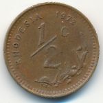 Rhodesia, 1/2 cent, 1972