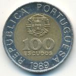 Portugal, 100 escudos, 1989–1991