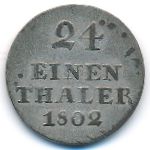 , 1/24 thaler, 1802