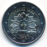 Latvia, 2 euro, 2019