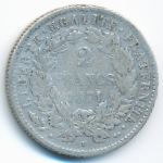 Франция, 2 франка (1871–1872 г.)