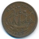 Great Britain, 1/2 penny, 1957