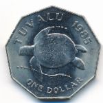 Tuvalu, 1 dollar, 1985