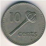 Fiji, 10 cents, 1969–1985