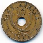Восточная Африка, 10 центов (1943 г.)