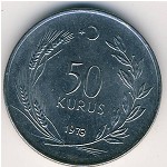 Turkey, 50 kurus, 1971–1979