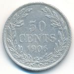Либерия, 50 центов (1896–1906 г.)