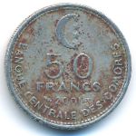 Коморские острова, 50 франков (2001 г.)