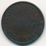 Австралия, 1 пенни (1849–1852 г.)