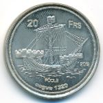 Остров Европа., 20 франков (2012 г.)