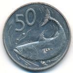 Острова Кука, 50 центов (1987–1992 г.)