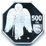 Мон-Сен-Мишель, 500 франков (2020 г.)