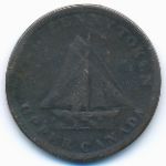 Верхняя Канада, 1/2 пенни (1833 г.)