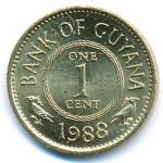 Гайана, 1 цент (1988 г.)