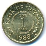 Гайана, 1 цент (1988 г.)