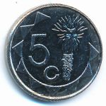 Намибия, 5 центов (2015 г.)