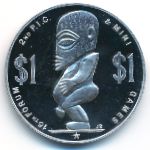 Cook Islands, 1 dollar, 1985