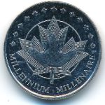 Канада., 25 центов (2000 г.)