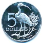 Тринидад и Тобаго, 5 долларов (1976–1984 г.)