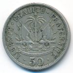 Haiti, 50 centimes, 1907–1908