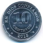 Никарагуа, 10 сентаво (2015 г.)