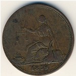 Австралия, 1 пенни (1859 г.)