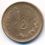 Rhodesia, 1/2 cent, 1975