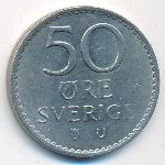 Sweden, 50 ore, 1968