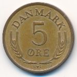 Denmark, 5 ore, 1965