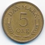 Denmark, 5 ore, 1970