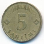 Латвия, 5 сантим (1992 г.)