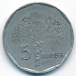 Сейшелы, 5 рупий (2000 г.)