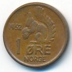Норвегия, 1 эре (1962 г.)