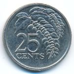 Тринидад и Тобаго, 25 центов (2006 г.)