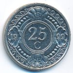 Antilles, 25 cents, 1999
