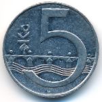 Чехия, 5 крон (1993 г.)