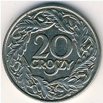 Польша, 20 грошей (1923 г.)