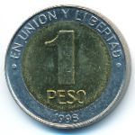 Argentina, 1 peso, 1998