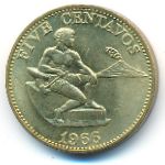 Филиппины, 5 сентаво (1966 г.)