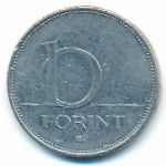 Hungary, 10 forint, 2004