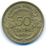 Франция, 50 сентим (1933 г.)