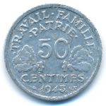 Франция, 50 сентим (1943 г.)