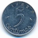 Франция, 5 сентим (1962 г.)