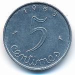 France, 5 сентим (1963 г.)