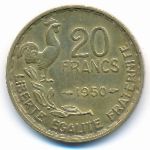 France, 20 francs, 1950