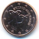 Кипр, 1 евроцент (2018 г.)