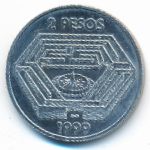 Argentina, 2 pesos, 1999