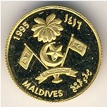 Мальдивы, 50 руфий (1995 г.)