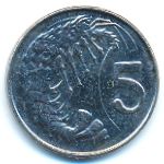 Каймановы острова, 5 центов (2013 г.)