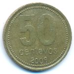 Argentina, 50 centavos, 2009